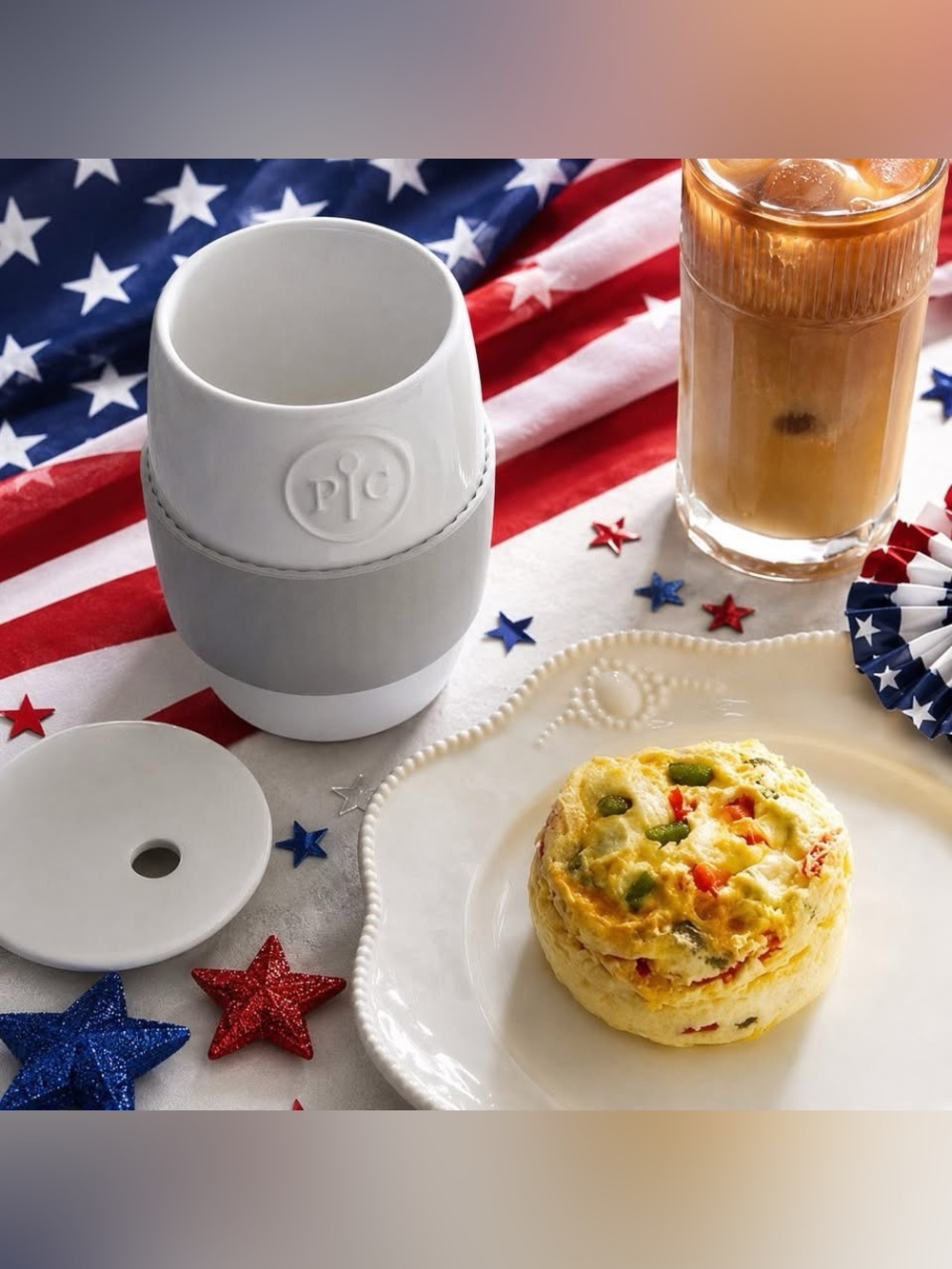 NIB Pampered Chef RETIRED Ceramic Egg Cooker Item # 1529